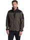 Men's Fleece Cardigan Brown