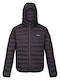 Men's Μπουφάν Puffer Αδιάβροχο Black