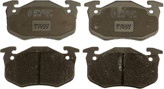 Trw Gdb1305 Brake Pad Set 4 Renault Clio Mk Ii Bb_ Cb_ 1998-2016 Rear Axle Other Vehicles
