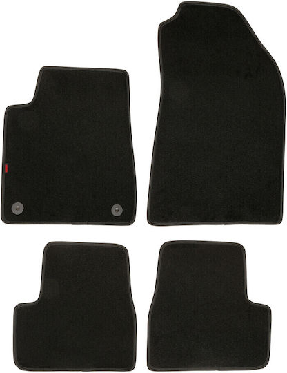 Lampa Set of Front and Rear Mats 4pcs for Citroen C3 Black