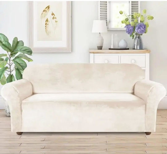 Alista Home Husa Elastică Canapea Cu Trei Locuri Bej