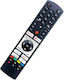 Kntech TV-Fernbedienung Finlux Telefunken Luxor Ultrahd 4k LED