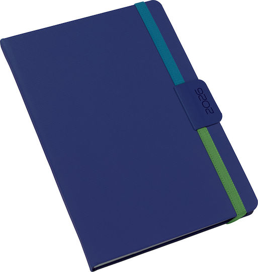 Gipta Diary Potenza 2026 Daily 13×21 Blue 626-4513-85