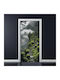 Decor pentru ușă din film colorat imprimat, dimensiune 200 x 90 cm, model Avx-dr17
