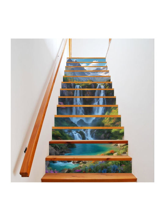 Decorative Sticker Interior Stairs High-resolution Self-adhesive Print Dimensions 200 X 124 Cm Code Avx-stairs-13