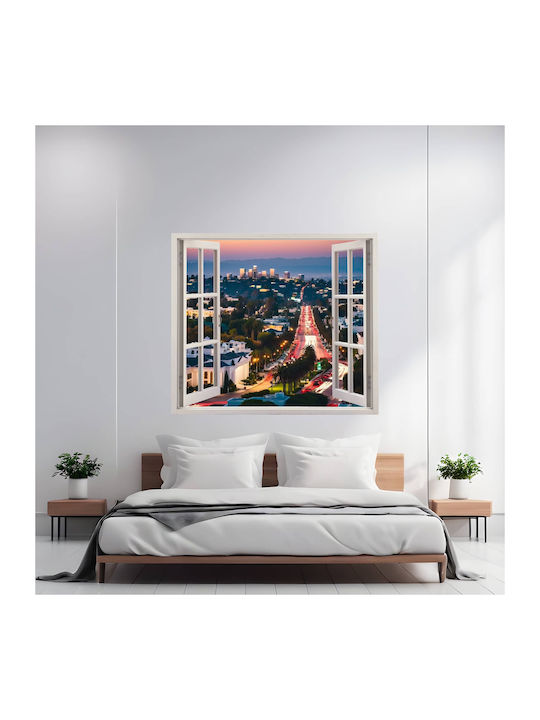 Bedruckte Farbfolie Wanddekoration Größe 125 x 110 cm Modell Aussicht auf Haven 17