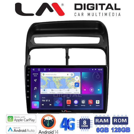 LM Digital Ηχοσύστημα Αυτοκινήτου για Fiat Grande Punto / Linea 2007-2011 (Bluetooth/USB/WiFi/GPS/Apple-Carplay/Android-Auto)