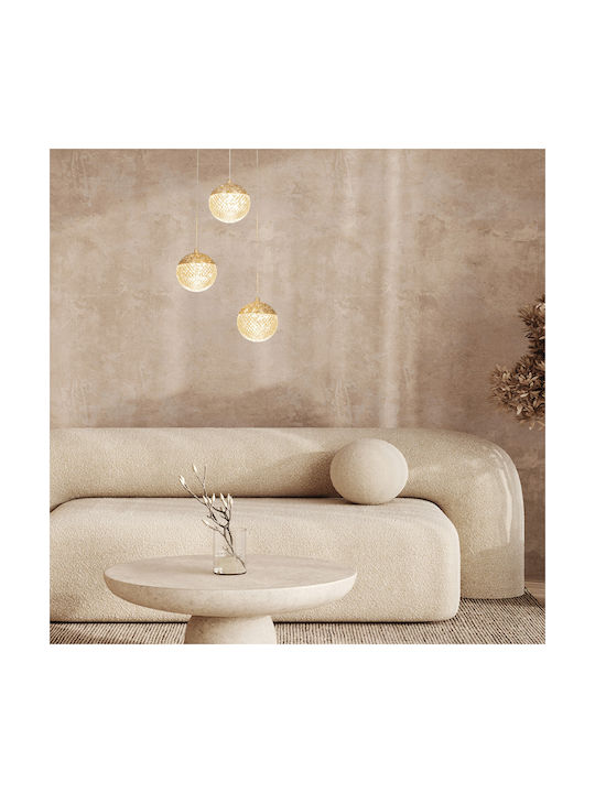 Zambelis Lights Hängelampe Gelb 30x30x220cm.