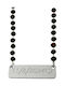 Theodora's Jewellery Necklace Rosary ID Card from Steel