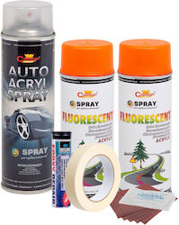 Alista Home για Ζάντες Αυτοκινήτου Πορτοκαλί 400ml