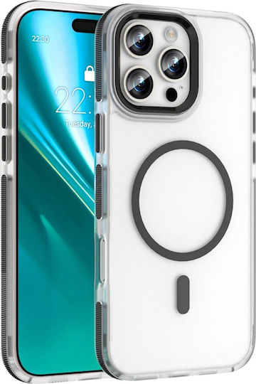 Etteri Icy Mag Back Cover Σιλικόνης / Πλαστικό Μαύρο (iPhone 16 Pro Max)