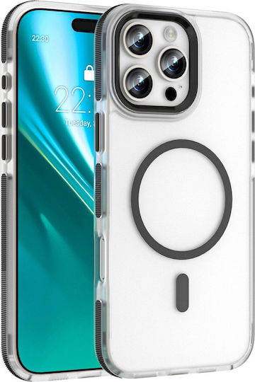 Etteri Icy Mag Back Cover Σιλικόνης / Πλαστικό Μαύρο (iPhone 16 Pro)