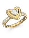 Guess Damentringe mit Diamant & Zirkon aus vergoldetem Stahl