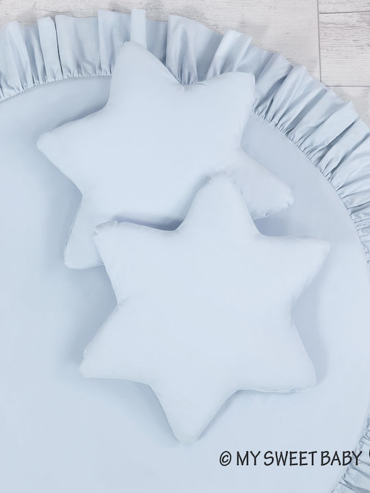 2-teilige Kinder Wurfkissen Blau