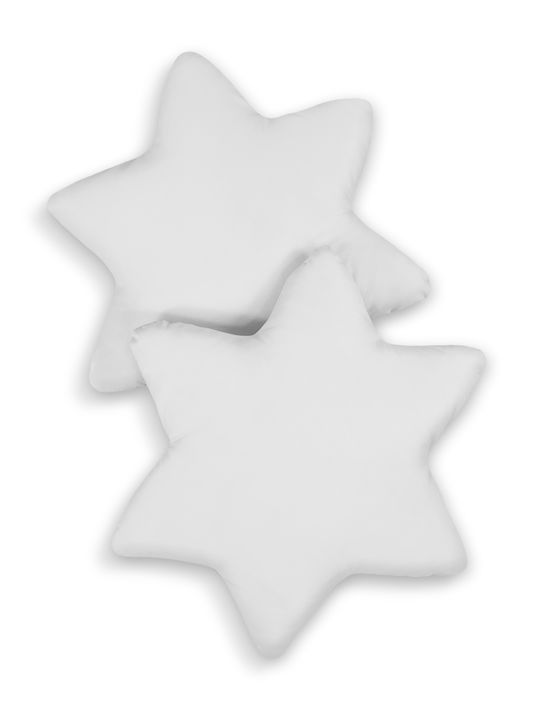 2-teilige Kinder Wurfkissen Grau
