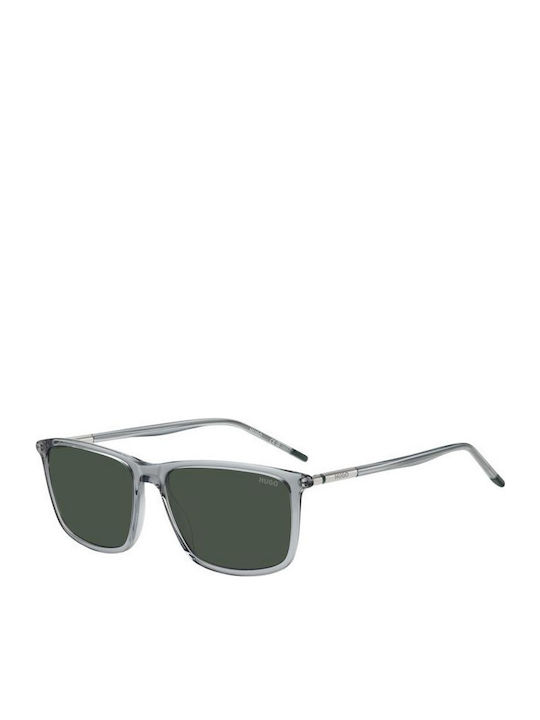 Boss Men's Sunglasses with Gray Frame and Green...