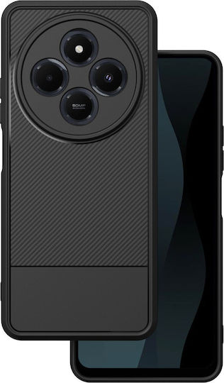TelForceOne Simple Carbon Back Cover Σιλικόνης 1.5mm Μαύρο (Redmi 14C / Poco C75)