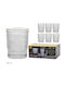 General Trade Set Christmas Glasses Glass Transparent 6pcs