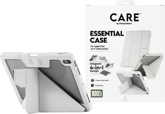 Care By Panzerglass Y Fold Hülle iPad Air 11" 2024/2025 Hellgrau