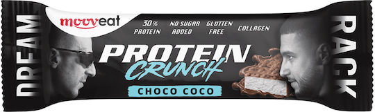 Mooveat Protein Crunch Riegel mit 30% Protein & Geschmack Coco Choco 65gr