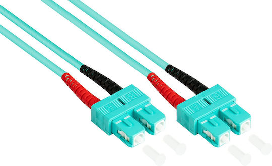 Good Connections Кабел Оптично Влакно SC-SC 15м Тюркоазен