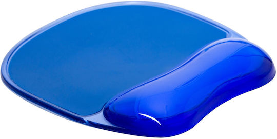Q-Connect KF10378 Mouse Pad with Wrist Support Blue