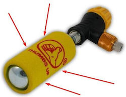 Foam CO2 Cartridge Grip