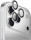 Spacecase Quickfit Протектор за камера Закалено стъкло Сребрист за iPhone 17 Pro, iPhone 17 Pro Max