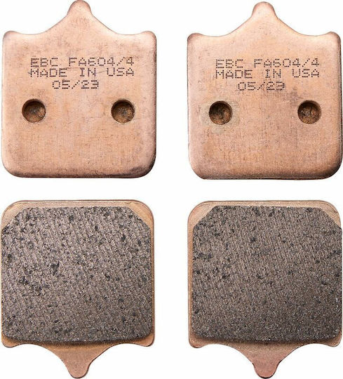 Ebc Metallische Motorradbremsbeläge Fa604/4hh Bmw S 1000 Rr Abs 10-18 Bmw S 1000 R Abs 14-18 1 Satz 1 Bremssattel