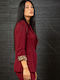 Dress Up Blazer pentru femei Sacou Burgundy
