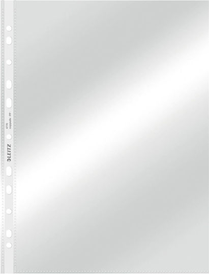 Leitz Plastic Sleeves for Documents A4 with Reinforcement 100pcs