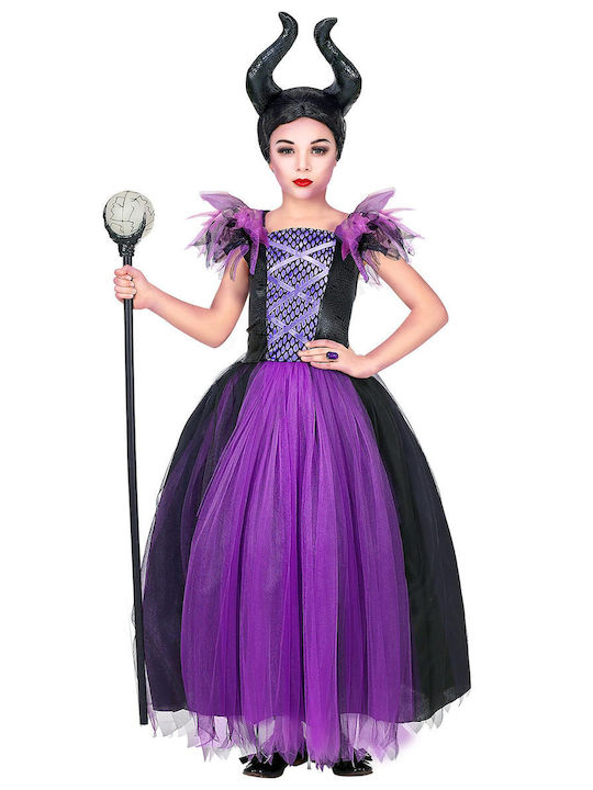 W Widmann Milano Party Fashion Kids Carnival Costume Malefizia Dress Evil Fairy Fairy Tale Halloween
