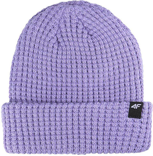 Beanie Beanie Knitted in Purple color