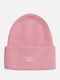 D2 Sdna Beanie Beanie with Rib Knit in Pink color