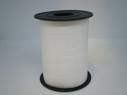 Zuckerbäckerei Bänder Farbige Matt 10mm 229 M Weiß