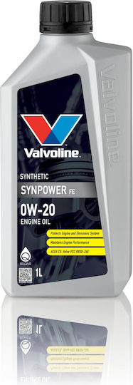 Valvoline Synpower FE Λάδι Αυτοκινήτου 0W-20 1lt