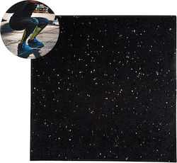 inSPORTline Δάπεδο Οργάνων Γυμναστηρίου 50x50x1.5cm 1τμχ Διπλής Όψης Μαύρο/Γκρι