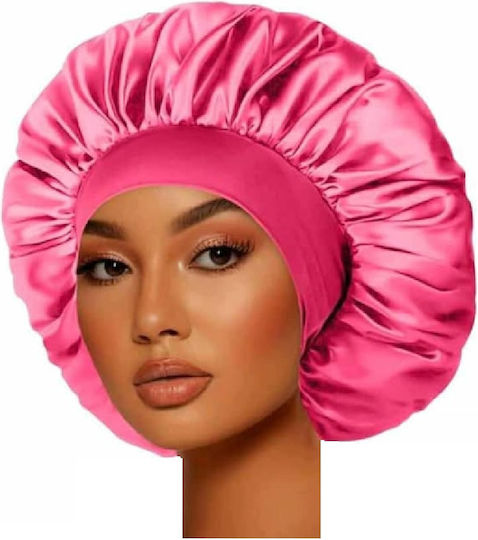 Damen Stoff Turban Schlaf Haar Stirnbänder Hot Pink