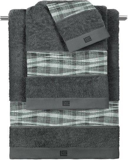 Guy Laroche Badetuch-Set 3 Stück Active Minz-Anthrazit Gewicht 500g/m²