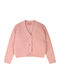 Kinderstrickjacke Gestrickt Salmon