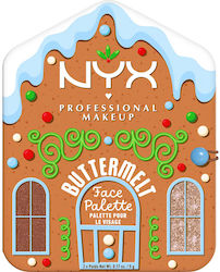 NYX Professional Makeup Buttermelt Face Palete Cocoa & Spice