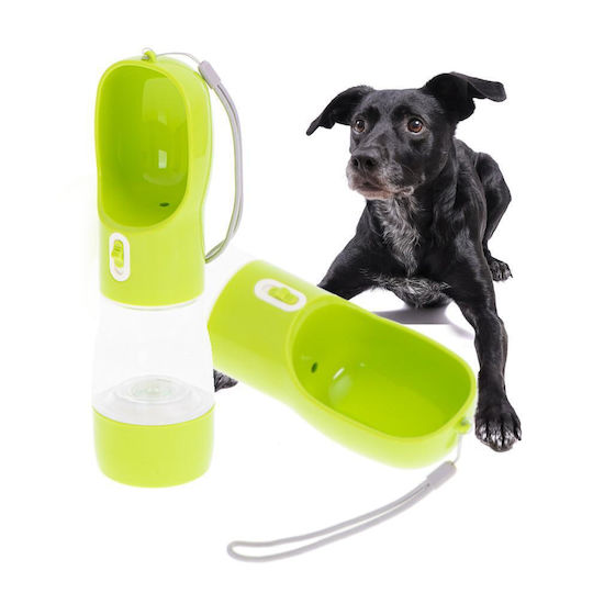 Alista Home Plastic Sticlă Apă pentru Câine & Pisică 258ml 25.5cm în Culoare Verde