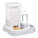Alista Home Automat Plastic Adăpătoare / Hranitoare 500ml 34cm în Culoare Alb