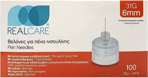 Real Care Insulin Needles 31G 100pcs
