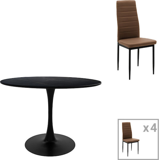 Dining Room Balou-parker 5pcs 100x100cm
