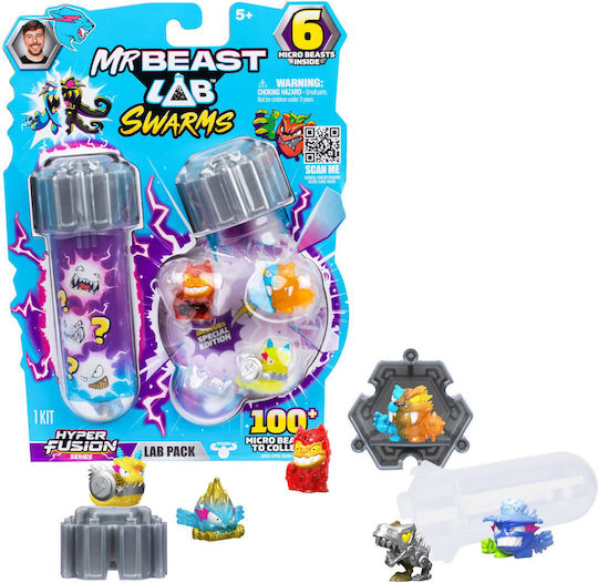Giochi Preziosi Miniature Toy Mr Beast Lab Swarms 6 Figures for 5+ Years Old