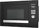 Morris Eingebauter Mikrowellenofen mit Grill 25lt Schwarze