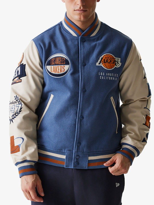 New Era La Lakers Nba College Jacket Dark Blue 60684333 | Skroutz.mt