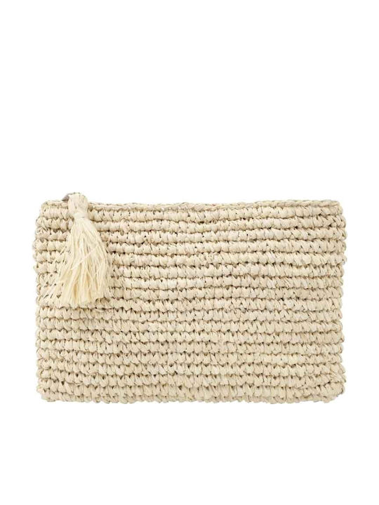 Aquablue Straw Women's Bag Handbag Beige