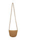 Fabric Women's Crossbody Bag Brown